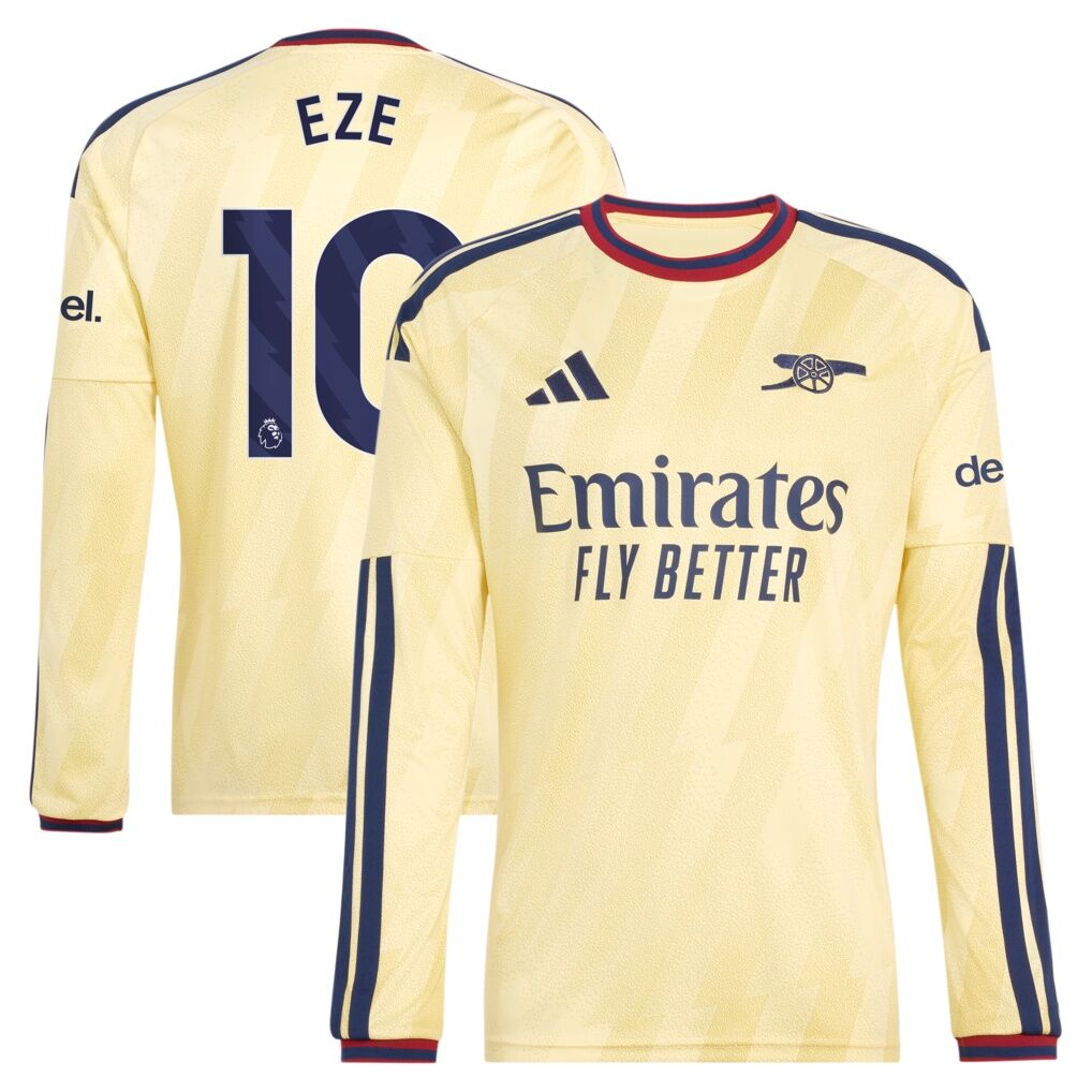 Eberechi Eze Arsenal adidas 2026/27 Third Replica Long Sleeve Jersey