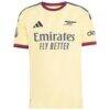 Viktor Gyökeres Arsenal adidas 2026/27 Third On-Field Authentic Jersey - Yellow - Side View