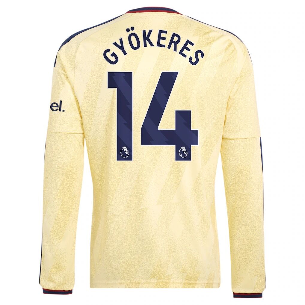 Viktor Gyökeres Arsenal adidas 2026/27 Third Replica Long Sleeve Jersey