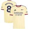 Martin Ødegaard Arsenal adidas 2026/27 Third On-Field Authentic Jersey - Yellow - Front View