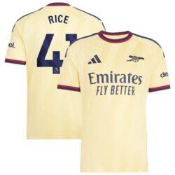 Declan Rice Arsenal adidas 2026/27 Third Replica Jersey - Yellow - Front View