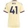 Declan Rice Arsenal adidas Women's 2026/27 Third Replica Jersey - Yellow - Detail View