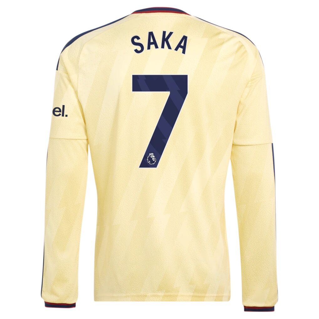 Bukayo Saka Arsenal adidas 2026/27 Third Replica Long Sleeve Jersey