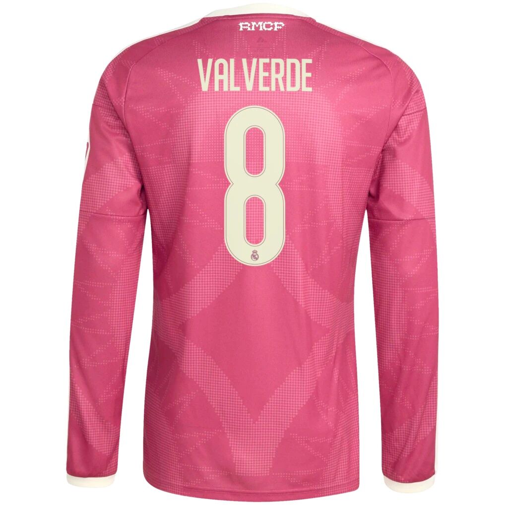 Federico Valverde Real Madrid adidas 2026/27 Third Replica Long Sleeve Jersey