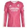 Federico Valverde Real Madrid adidas 2026/27 Third Replica Long Sleeve Jersey - Pink - Side View