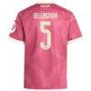 Jude Bellingham Real Madrid adidas Youth 2026/27 Third Replica Jersey - Pink - Detail View