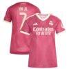 Vini Jr. Real Madrid adidas Women's 2026/27 Third Replica Jersey - Pink - Front View