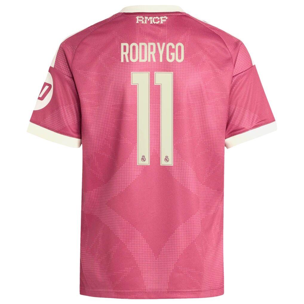 Rodrygo Real Madrid adidas Youth 2026/27 Third Replica Jersey