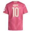Kylian Mbappé Real Madrid adidas Youth 2026/27 Third Replica Jersey - Pink - Detail View