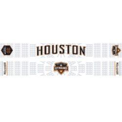 Houston Dynamo FC 2026 Archive Jersey Hook Scarf - - Front View