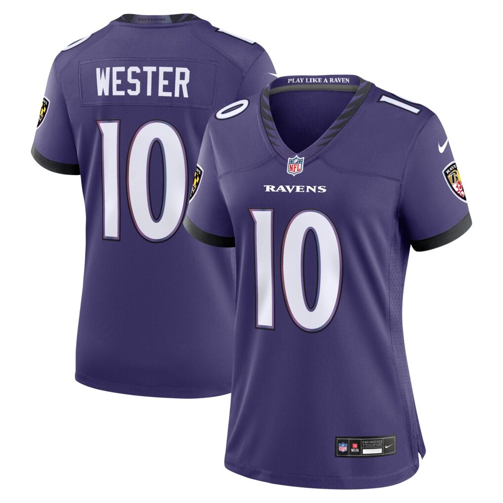 LaJohntay Wester Baltimore Ravens Nike Women's Team Game Jersey