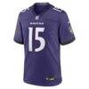 Mike Green Baltimore Ravens Nike Team Game Jersey - Purple - Side View