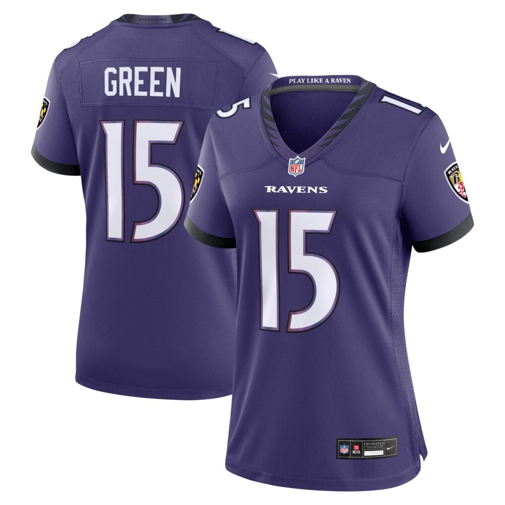 Mike Green Baltimore Ravens Nike Women's Team Game Jersey