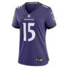 Mike Green Baltimore Ravens Nike Women's Team Game Jersey - Purple - Side View