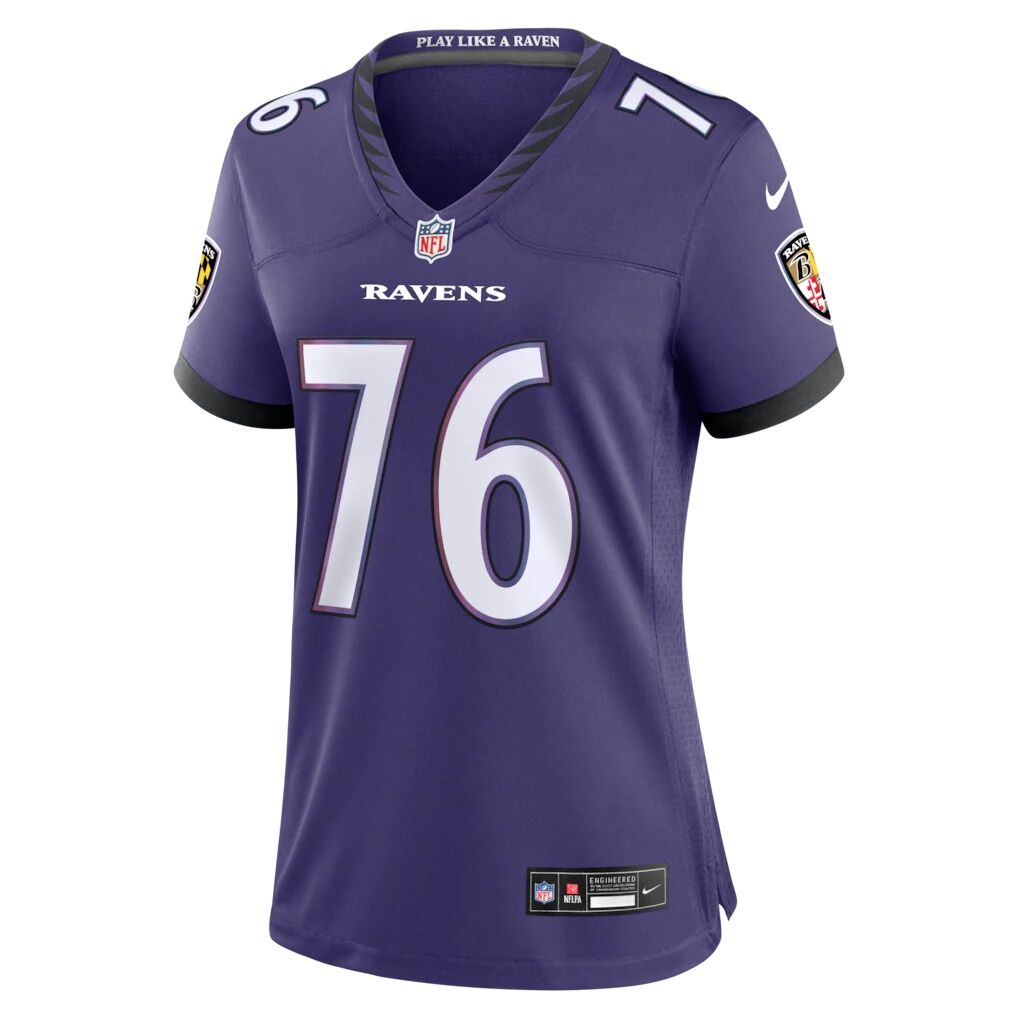 Carson Vinson Baltimore Ravens Nike Women's Team Game Jersey