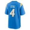 Tarheeb Still Los Angeles Chargers Nike Team Game Jersey - - Detail View