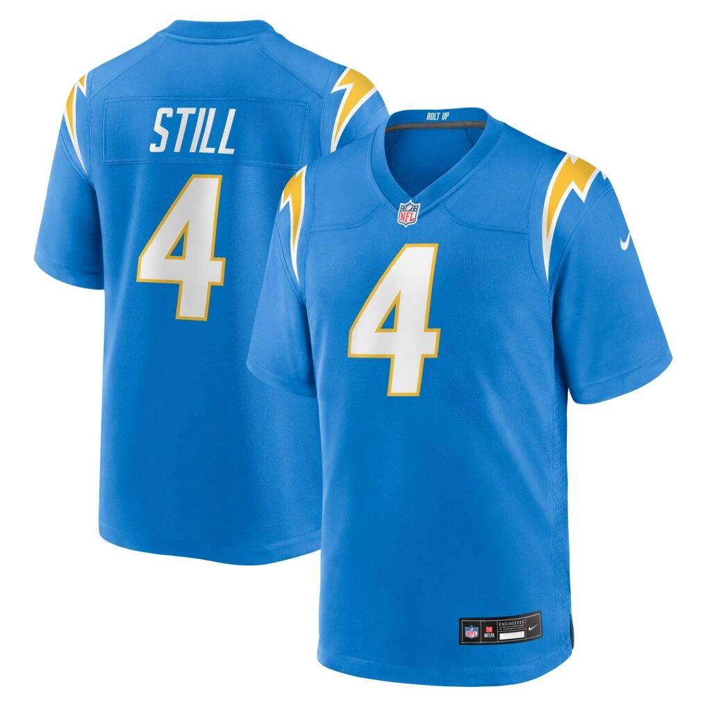 Tarheeb Still Los Angeles Chargers Nike Team Game Jersey - Powder Blue