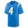 Tarheeb Still Los Angeles Chargers Nike Team Game Jersey - - Side View