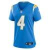 Tarheeb Still Los Angeles Chargers Nike Women's Team Game Jersey - - Side View