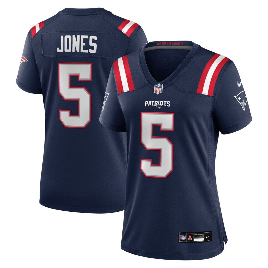 Dre'Mont Jones New England Patriots Nike Women's Team Game Jersey