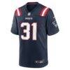 Kevin Byard III New England Patriots Nike Team Game Jersey - Navy - Alt1