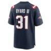 Kevin Byard III New England Patriots Nike Team Game Jersey - Navy - Alt2