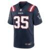 K.J. Britt New England Patriots Nike Team Game Jersey - Navy - Alt1
