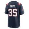 K.J. Britt New England Patriots Nike Team Game Jersey - Navy - Alt2