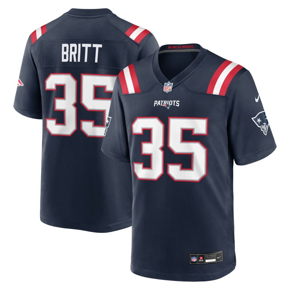 K.J. Britt New England Patriots Nike Team Game Jersey