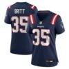 K.J. Britt New England Patriots Nike Women's Team Game Jersey - Navy - Front View