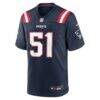 James Hudson New England Patriots Nike Team Game Jersey - Navy - Alt1