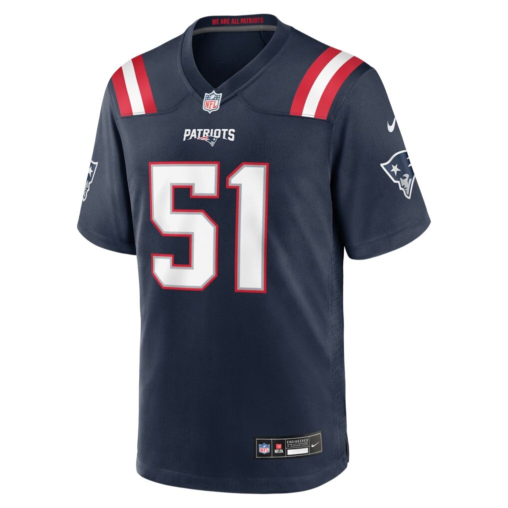 James Hudson New England Patriots Nike Team Game Jersey