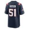 James Hudson New England Patriots Nike Team Game Jersey - Navy - Alt2