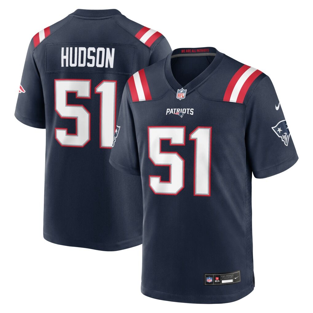 James Hudson New England Patriots Nike Team Game Jersey