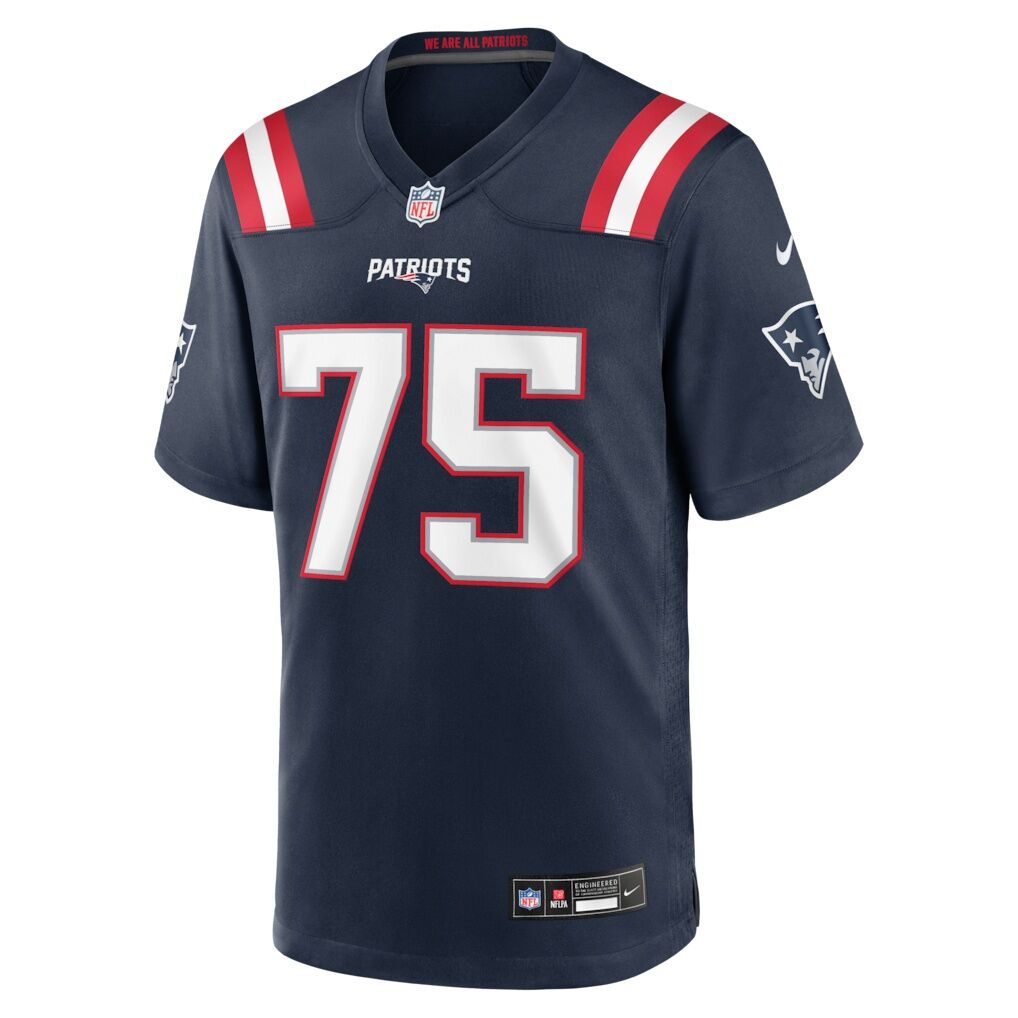 Alijah Vera-Tucker New England Patriots Nike Team Game Jersey