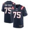 Alijah Vera-Tucker New England Patriots Nike Team Game Jersey - Navy - Front View
