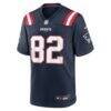 Eli Raridon New England Patriots Nike Team Game Jersey - Navy - Alt1