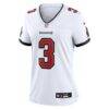Rueben Bain Jr. Tampa Bay Buccaneers Nike Women's Game Jersey - White - Side View