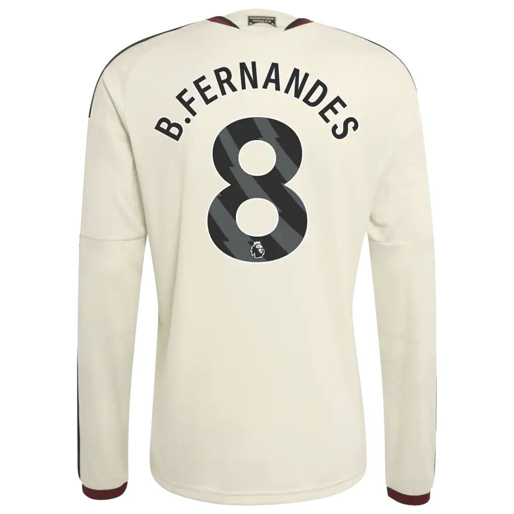 Bruno Fernandes Manchester United adidas 2026/27 Third Replica Long Sleeve Jersey