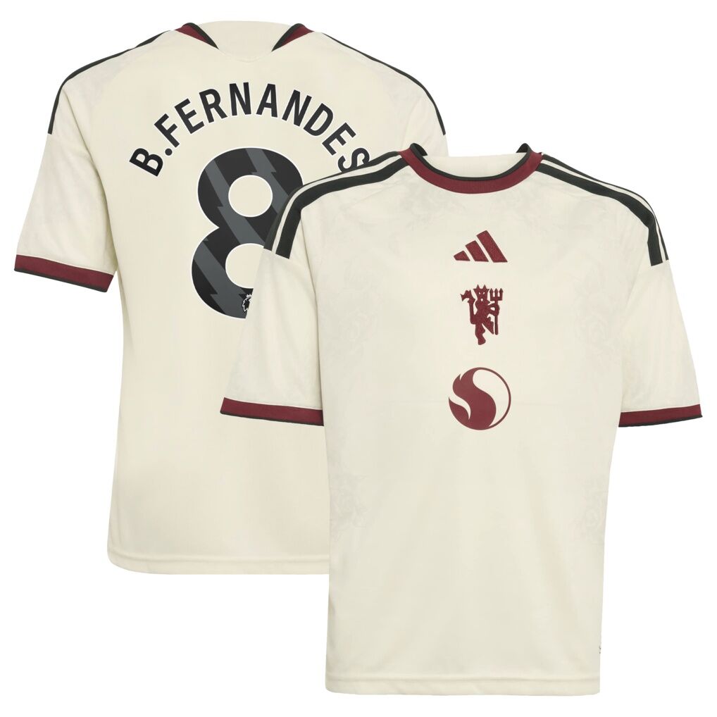 Bruno Fernandes Manchester United adidas Youth 2026/27 Third Replica Jersey