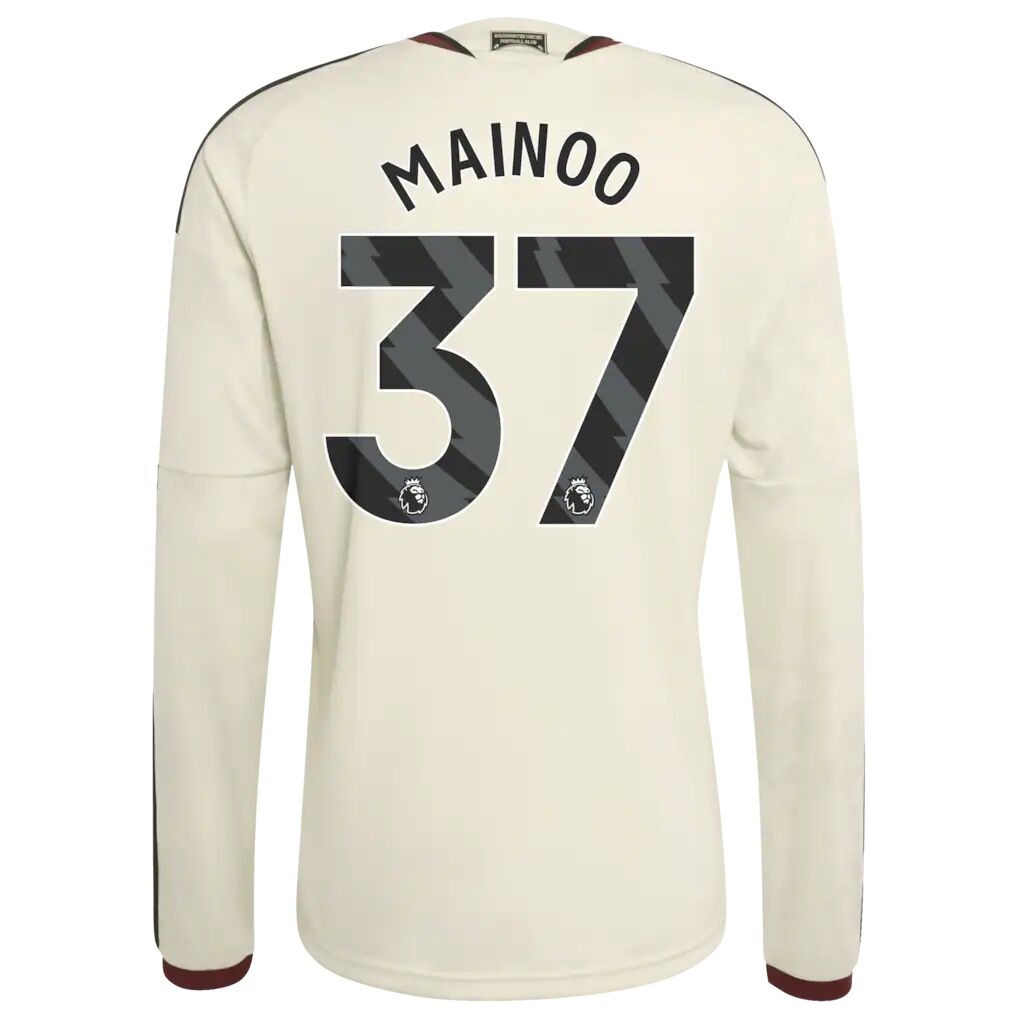 Kobbie Mainoo Manchester United adidas 2026/27 Third Replica Long Sleeve Jersey