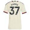 Kobbie Mainoo Manchester United adidas Women's 2026/27 Third Replica Jersey - Cream - Detail View