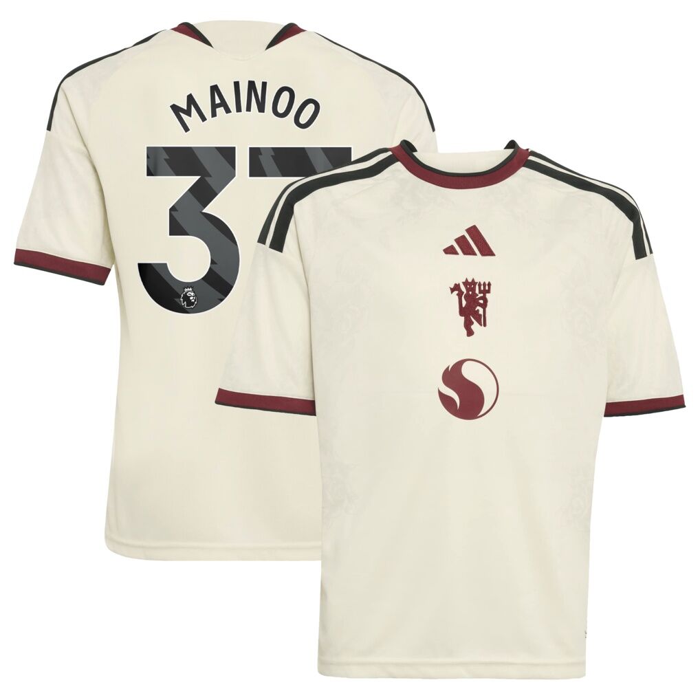 Kobbie Mainoo Manchester United adidas Youth 2026/27 Third Replica Jersey