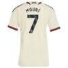 Mason Mount Manchester United adidas Women's 2026/27 Third Replica Jersey - Cream - Detail View