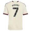 Mason Mount Manchester United adidas Youth 2026/27 Third Replica Jersey - Cream - Detail View