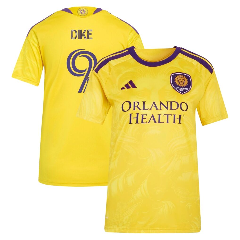 Daryl Dike Orlando City SC adidas Women's 2026 Sunken Treasure Kit Secondary Replica Jersey