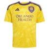 Daryl Dike Orlando City SC adidas Youth 2026 Sunken Treasure Kit Secondary Replica Jersey - Yellow - Side View