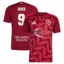 Daryl Dike Orlando City SC adidas 2026 Archive Replica Jersey - Red - Front View