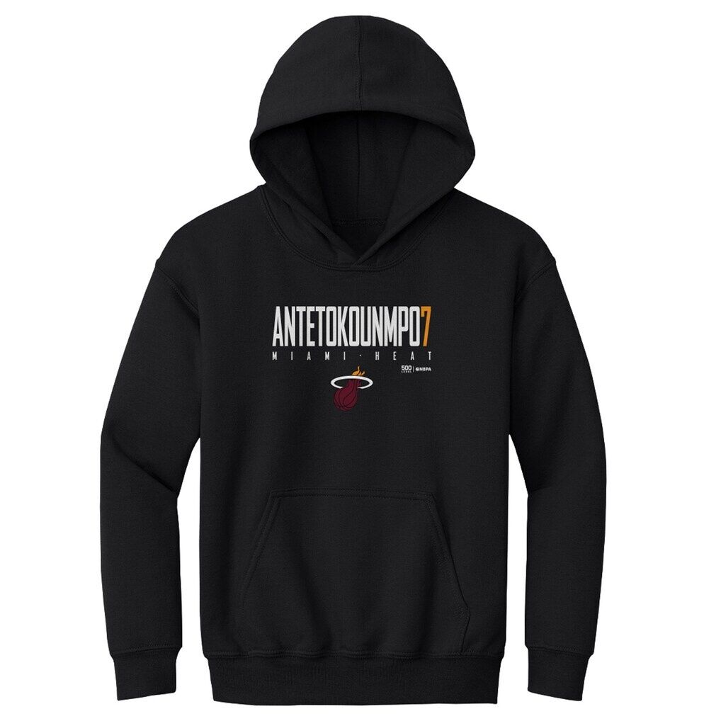 Giannis Antetokounmpo Miami Heat 500 Level Youth Elite Hoodie