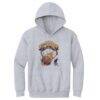 Giannis Antetokounmpo Miami Heat 500 Level Youth On Fire Hoodie - Gray - Front View